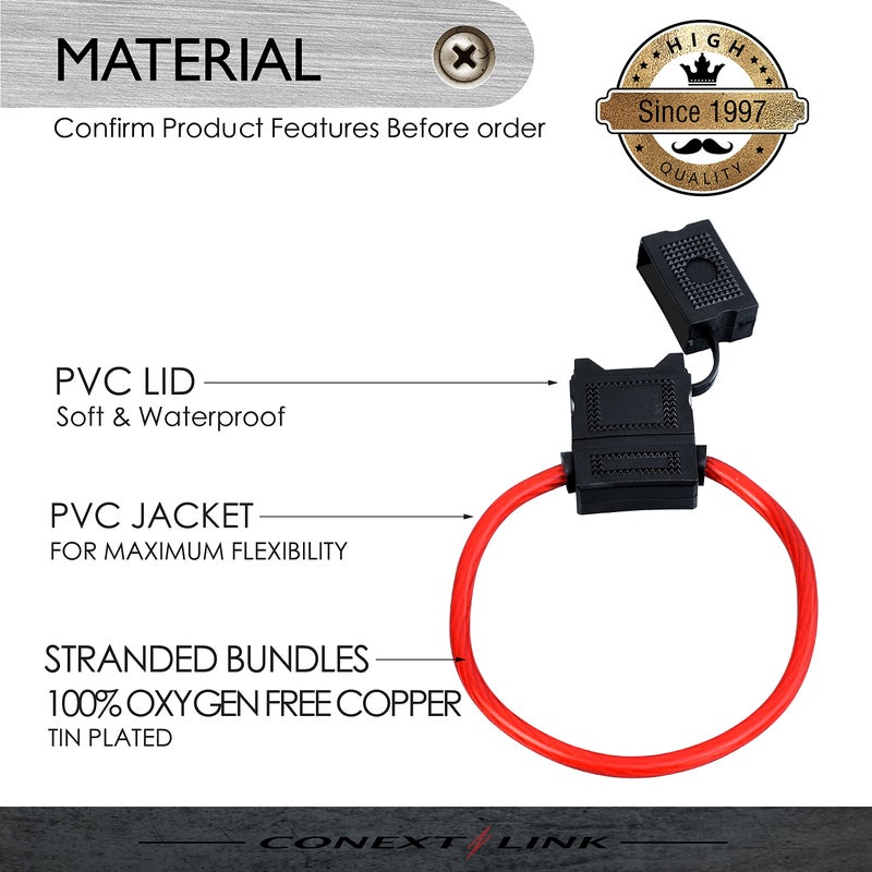 Conext Link LFH8MAXI-1 Loop Maxi Fuse Holder with Cover Without Fuse 8 Gauge 1 Pack - Image 2